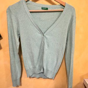 Benetton cardigan teal